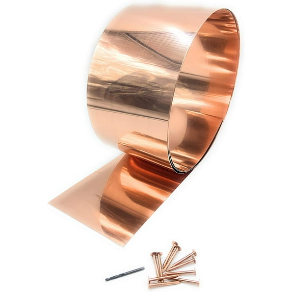 EAGLE 1: 26 Gauge General Use or Roofing Flashing Rolls - DIY or Contractors (Multiple Sizes in Listing) (Copper, 10"x120")