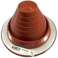 thumbnail image 1 of EAGLE 1 EPDM Flexible Roofing Pipe Flashing Boots - On Site Adjustable Roof Pipe Jack Boot (Standard or High Temp) (High Temp - Red Round, 3), 1 of 1