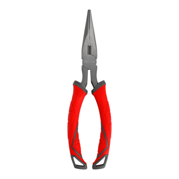 EAGLE CLAW SOFT GRIP LONG NOSE PLIERS 8 IN