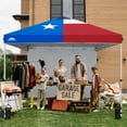 thumbnail image 1 of EAGLE PEAK 10 x 10 Pop up Canopy Tent, Instant Outdoor Folding Shelter,Tex Flag, 1 of 8