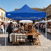 EAGLE PEAK 10 x 10 Pop-up and Instant Outdoor Commercial Canopy Tent,Blue