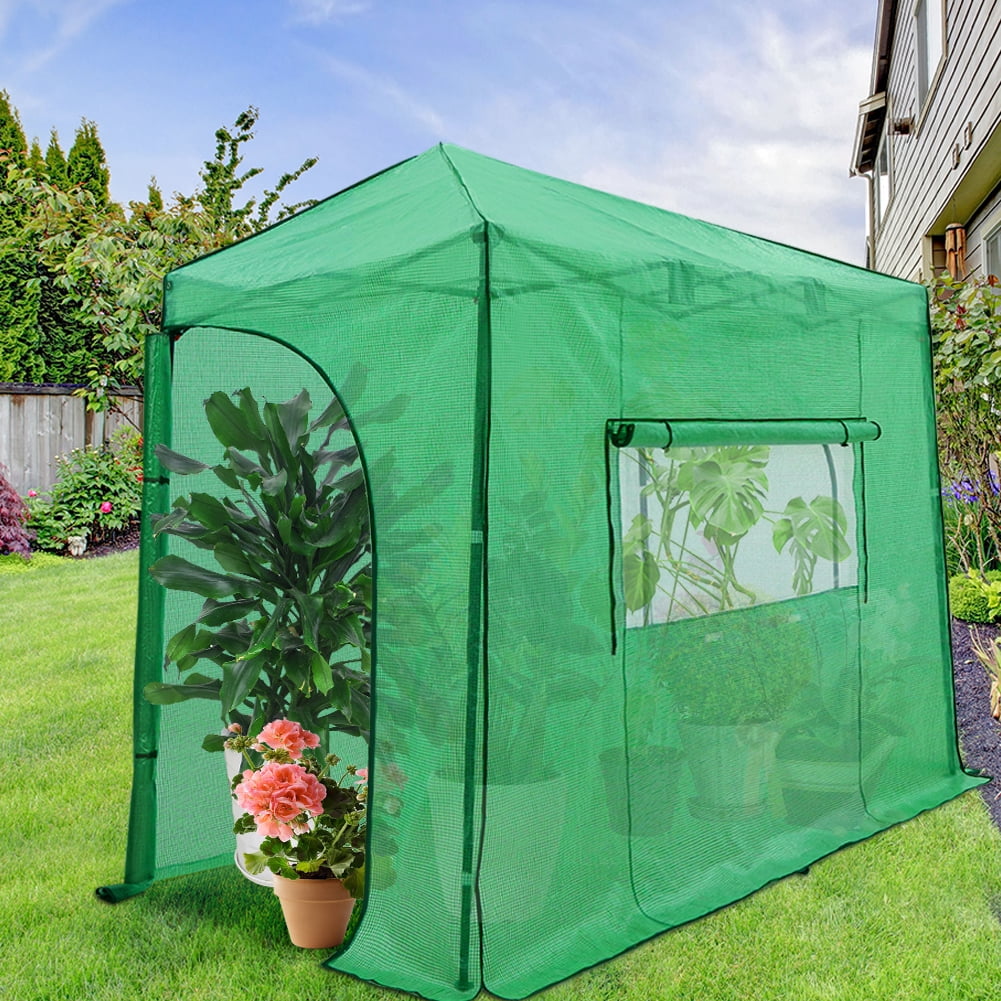 EAGLE PEAK 10x 5 Portable Lean to Walk-in Greenhouse Instant Pop-up ...