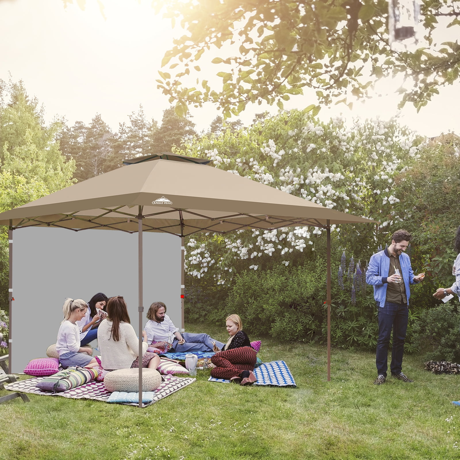 EAGLE PEAK 13x13 Pop up Outdoor Canopy Tent Instant Folding