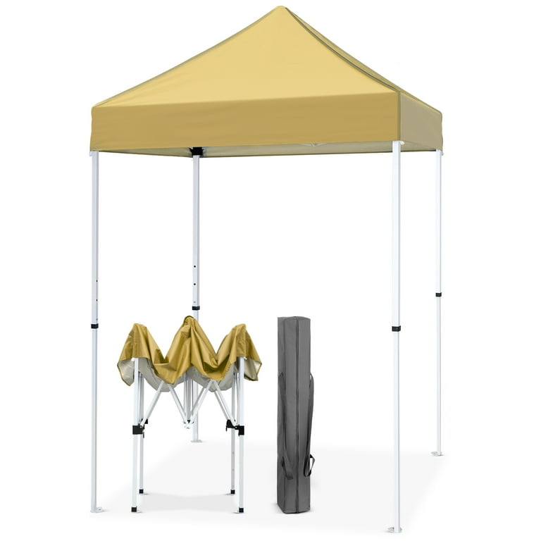 EAGLE PEAK 5x5 Pop Up Canopy Tent Instant Outdoor Canopy Easy Set