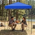 thumbnail image 1 of EAGLE PEAK 6 x 4 Instant Pop-up Canopy with Carry Bag, Adjustable Height and Lightweight Compact Portable Canopy Tent, Blue, 1 of 9
