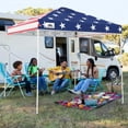 thumbnail image 1 of Eagle Peak 8 x 8 ft American flag Pop up Outdoor Canopies, Water Resistant, 1 of 9