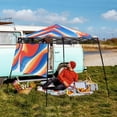 thumbnail image 1 of EAGLE PEAK 8 x 8 x 7.22 ft Slant Leg Lightweight Compact Portable Canopy w/ Backpack(Swirl), 1 of 9