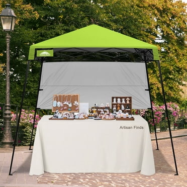 EAGLE PEAK Day Tripper 8’ x 8’ Green Portable Outdoor Canopy, Water-Resistant(Green)