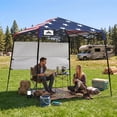 thumbnail image 1 of EAGLE PEAK Day Tripper 8x8ft Slant Leg Lightweight Compact Portable Canopy w/Backpack Easy One Person Set-up Folding Shelter 6 x 6 Top and 8 x 8 Base (American Flag), 1 of 10