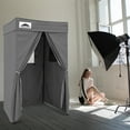 thumbnail image 1 of EAGLE PEAK Flex Compact 4x4 Pop-up Canopy Privacy Dressing Room,Dark Gray, 1 of 9