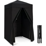 EAGLE PEAK Flex Ultra Compact 4x4 Pop-up Changing Room Canopy, (Black)