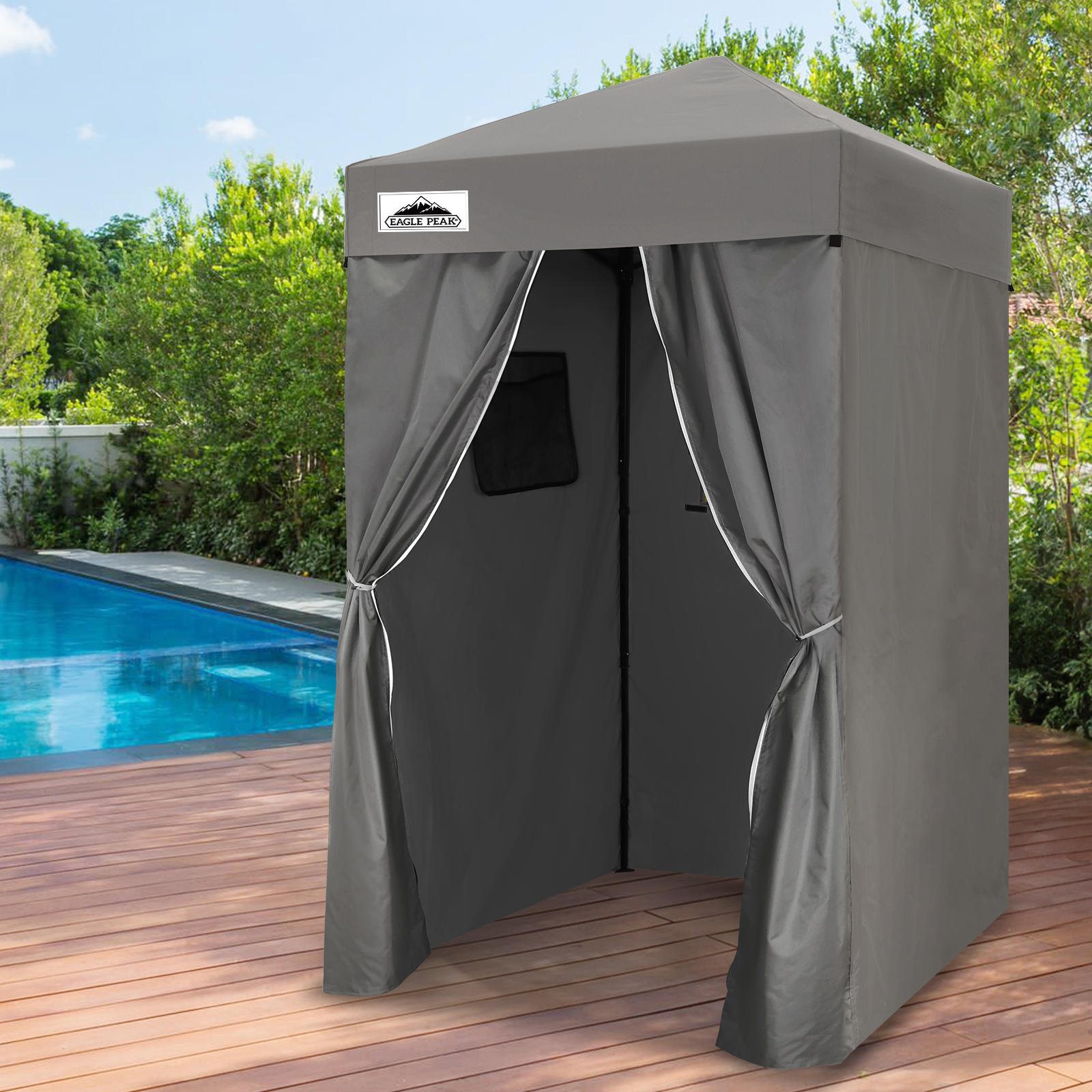 EAGLE PEAK Flex Ultra Compact 4x4 Pop-up Changing Room Canopy, Portable ...