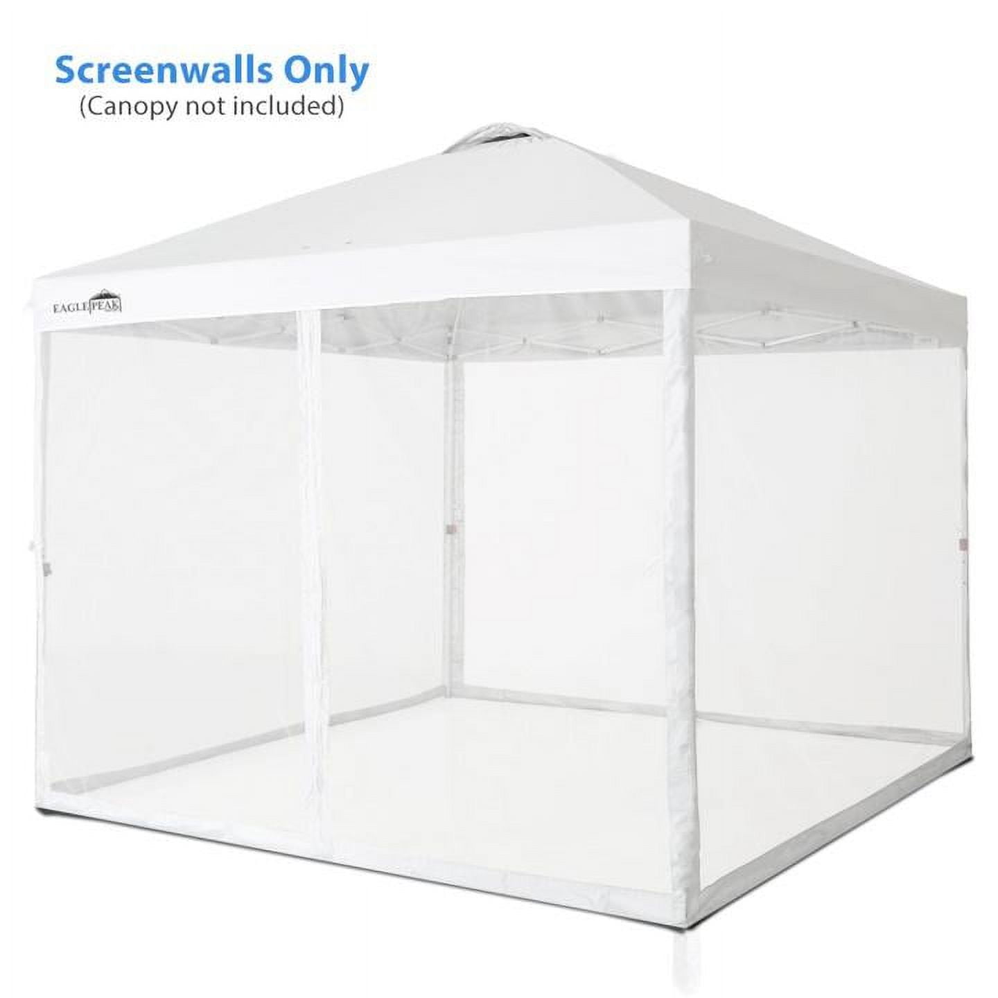 White Mesh Sidewalls for 10x10 ft Pop Up Canopy