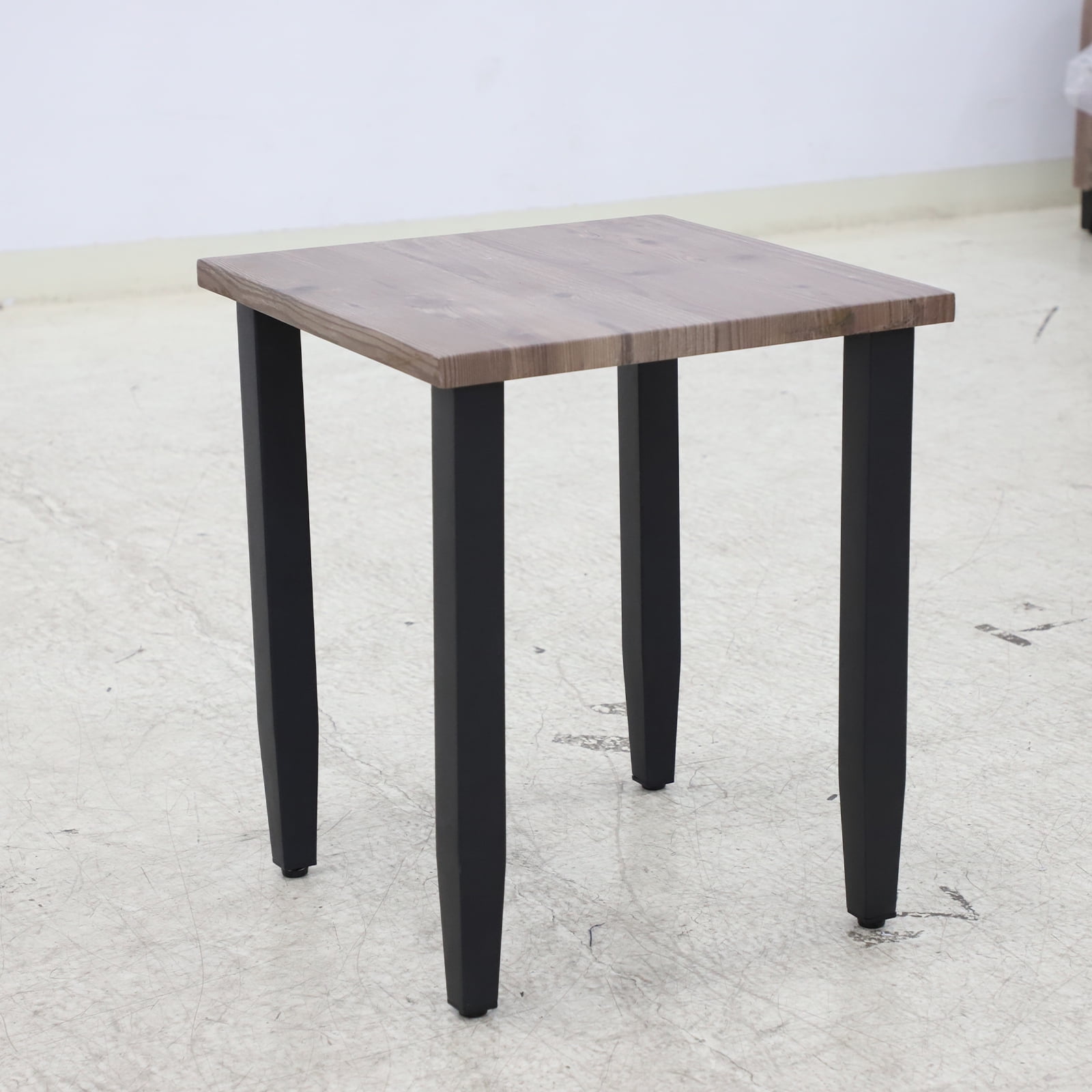 EAGLE PEAK Outdoor Side Table, Square Small Drink Table for Deck, Porch ...