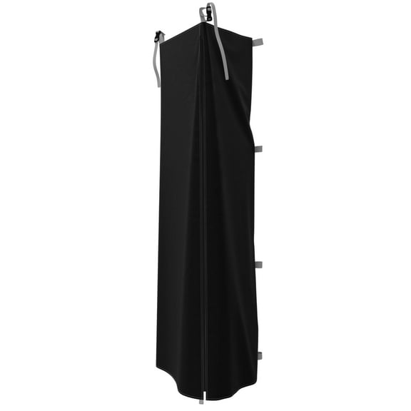 EAGLE PEAK Portable Privacy Tent Changing Room for Pop-up Canopy Fits Canopies with Cross Bars Outdoor Hanging Privacy Curtain, Black