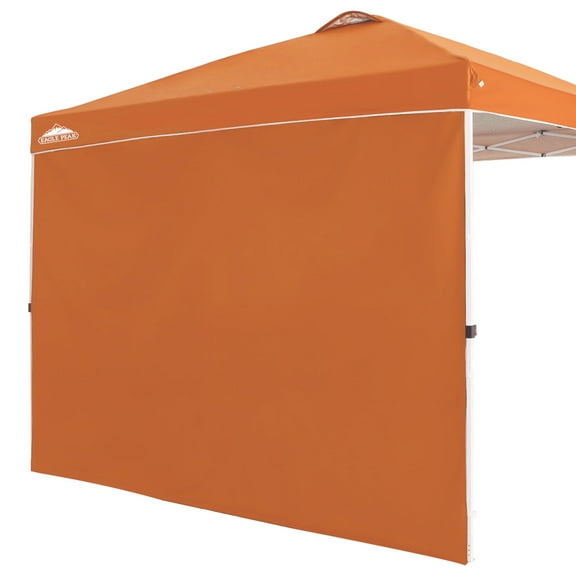 EAGLE PEAK Sunwall/Sidewall for 10x10 Straight Leg Canopy only, 1 Sidewall (Orange)