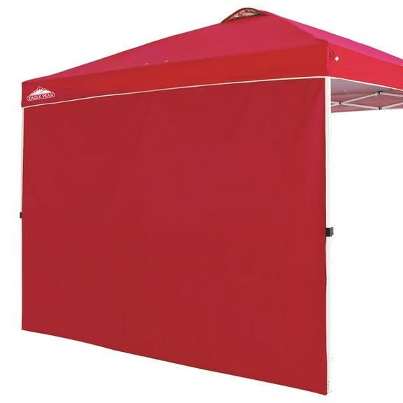 EAGLE PEAK Sunwall/Sidewall for 10x10 Straight Leg Canopy only, 1 Sidewall (Red)