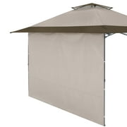 EAGLE PEAK Sunwall/Sidewall for 13x13 ft Straight Leg Canopy only, Privacy Panel for Gazebo Tent, 1 Pack Sidewall Only, Beige