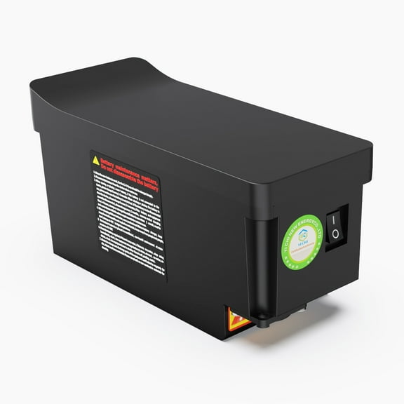 EAGLOG 24V 12AH Replacement Lithium Battery for YL-985s Mobility Scooters, 12 Miles Range, Black