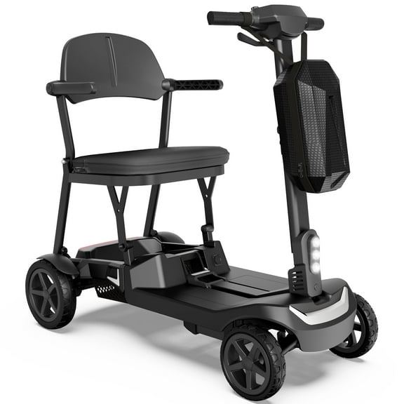 EAGLOG YL-985s Foldable Mobility Scooter for Seniors, 43Lbs Lightweight Aluminum Electric Wheelchair, 1 Lithium Battery, Black