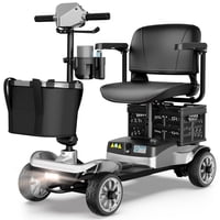 EAGLOG Upgrade 4 Wheels Mobility Scooter with Removable Battery