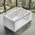 thumbnail image 1 of EAGO AM152ETL-5 5 ft Clear Rectangular Acrylic Whirlpool Bathtub, 1 of 7
