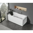 thumbnail image 1 of EAGO AM154ETL-R5 5 ft Acrylic White Rectangular Whirlpool Bathtub w Fixtures, 1 of 12