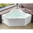 thumbnail image 1 of EAGO AM168ETL 5 ft Rounded Corner Acrylic Whirlpool Bathtub for Two, 1 of 12