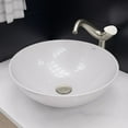 thumbnail image 1 of EAGO BA351 18" ROUND CERAMIC ABOVE MOUNT BATHROOM BASIN VESSEL SINK, 1 of 9