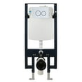 thumbnail image 1 of EAGO PWG380-W White Dual Flush Wall Mounted Toilet Tank Carrier for WD101, WD332, WD333, 1 of 7