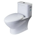 thumbnail image 1 of EAGO TB346 MODERN DUAL FLUSH ONE PIECE ECO-FRIENDLY HIGH EFFICIENCY LOW FLUSH CERAMIC TOILET, 1 of 8