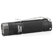 EAGTAC D25C RC Clicky Flashlight, XP-G2 R5 NW LED, 352lm,1xCR123A,1x16340, Black