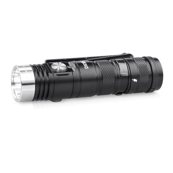 EAGTAC DX3B Clicky MKII SST70 LB LED Flashlight, Black, 3100lm, DX3B Clicky MKII