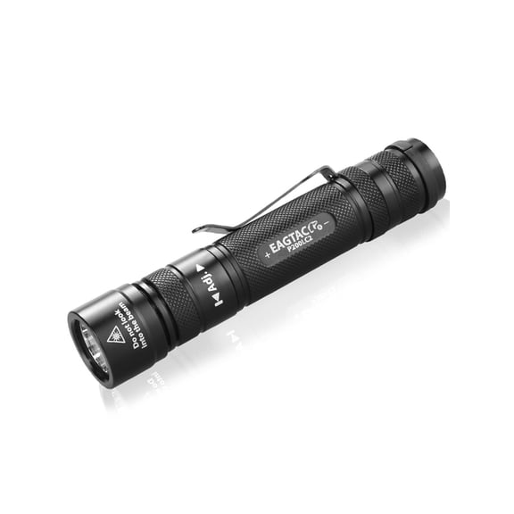 EAGTAC P200LC2 Flashlight, XM-L2 U4 CW LED, 1286lm, Black