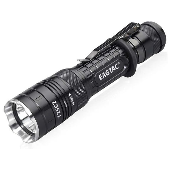 EAGTAC T25C2 MKII Pro Flashlight, XHP35 HD NW LED, 1860lm, Black