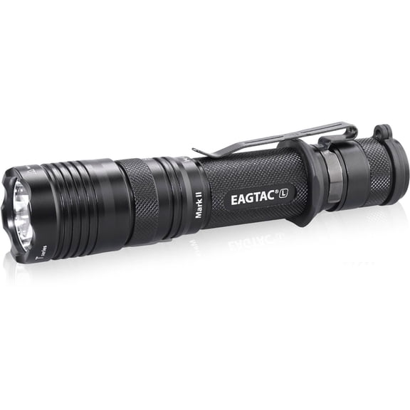 EAGTAC T25L-R MKII Flashlight Kit, XHP35 HD CW LED, 2200lm, Black