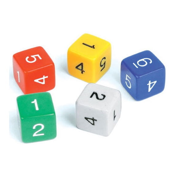 EAI Education 6-Sided Dice - Set of 25