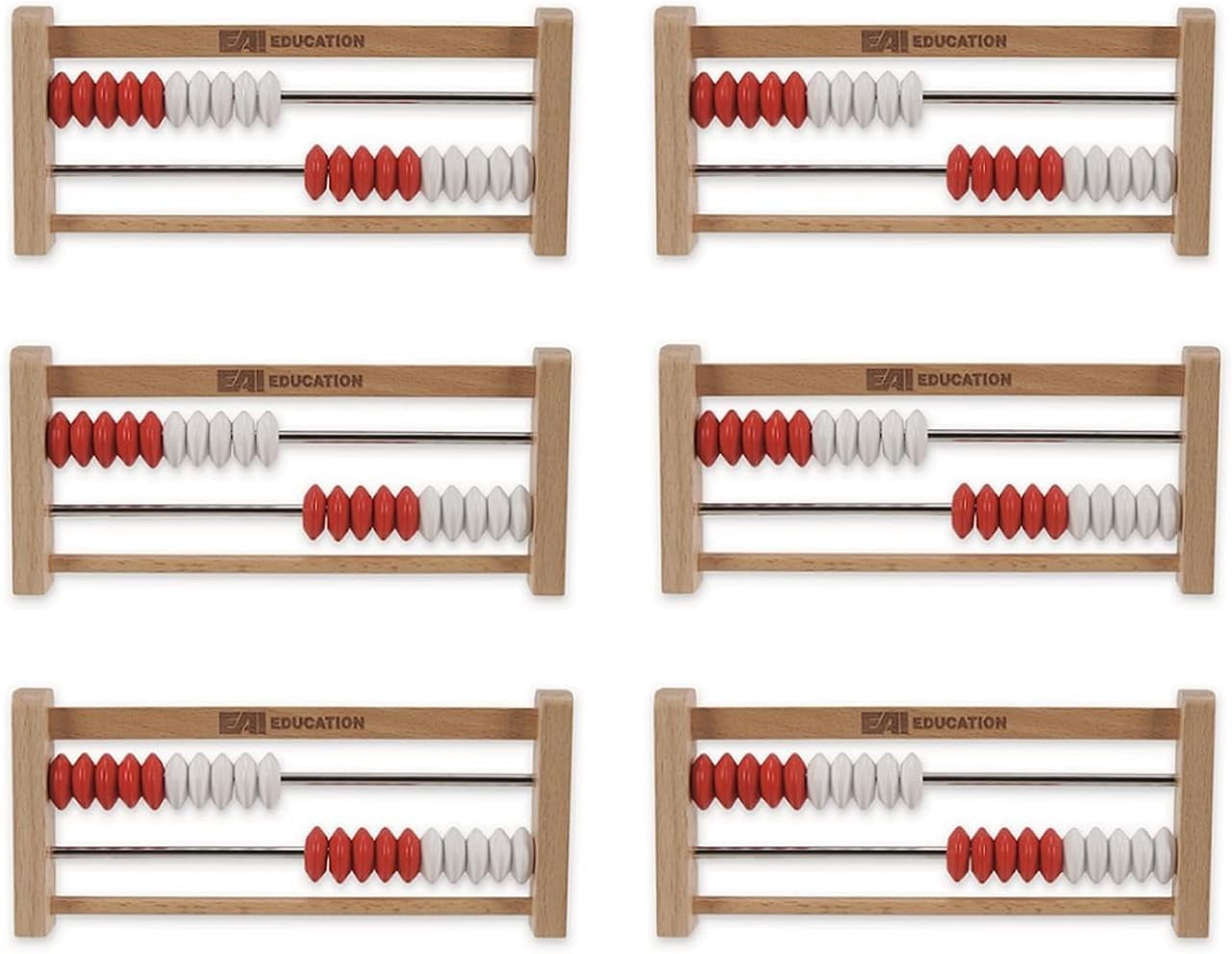 EAI Education Mini Two-Bar Rekenreks - 6 Pack - Walmart.com