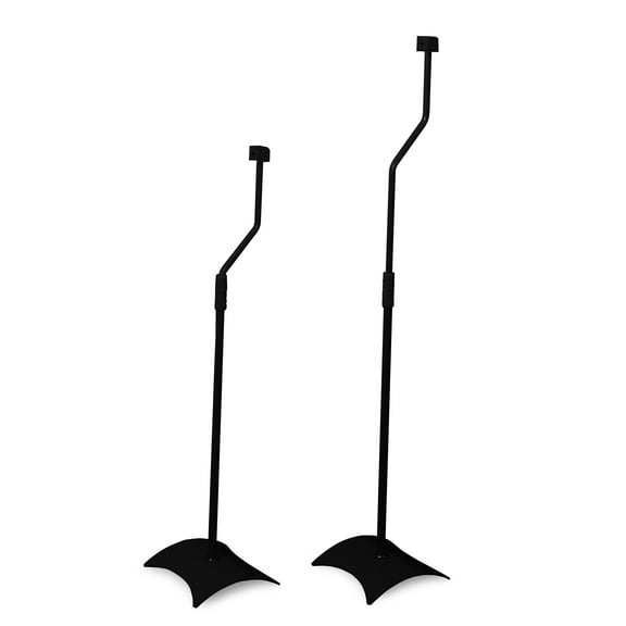 EAK80B-A Speaker Floor Stands, Metal Base. Set of 2