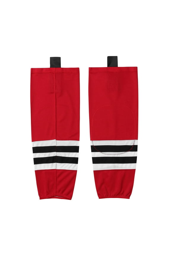 Dry Fit Red Polyester Knee-High Socks, 2-Pack