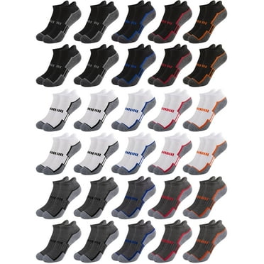 EALLCO 30 Pairs Boys & Girls Socks Ankle Lightweight Breathable Socks for 4-10 Years Old