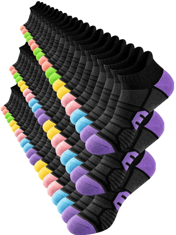 30Pairs Womens Ankle Socks Lightweight Breathable Thin Socks for Women Casual Daily Socks