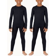 EALLCO Boys Thermal Underwear 2 Sets Soft Comfortable Thermal