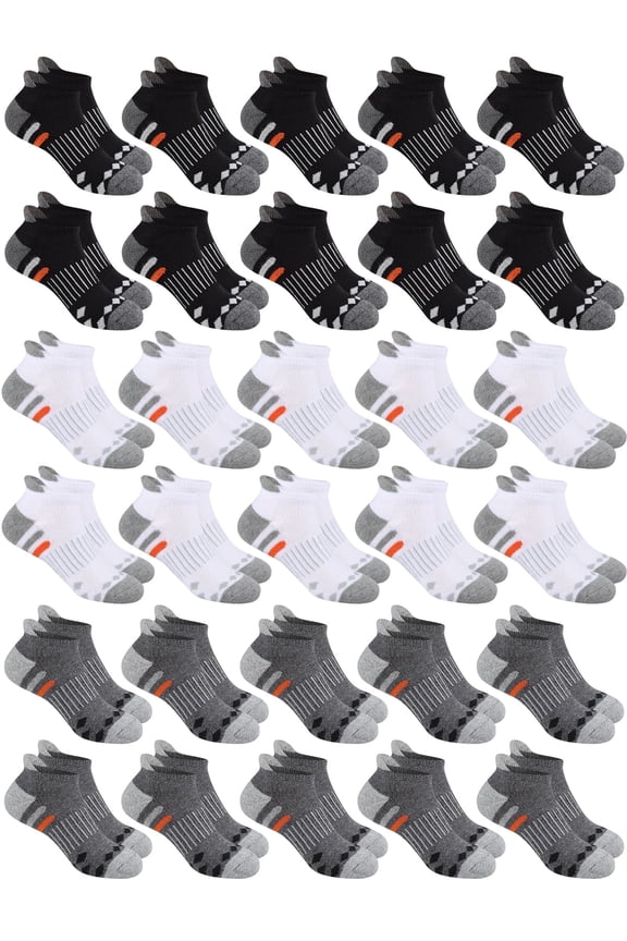 Kids Socks 30 Pairs Boys & Girls Ankle Lightweight Socks Breathable Child Socks