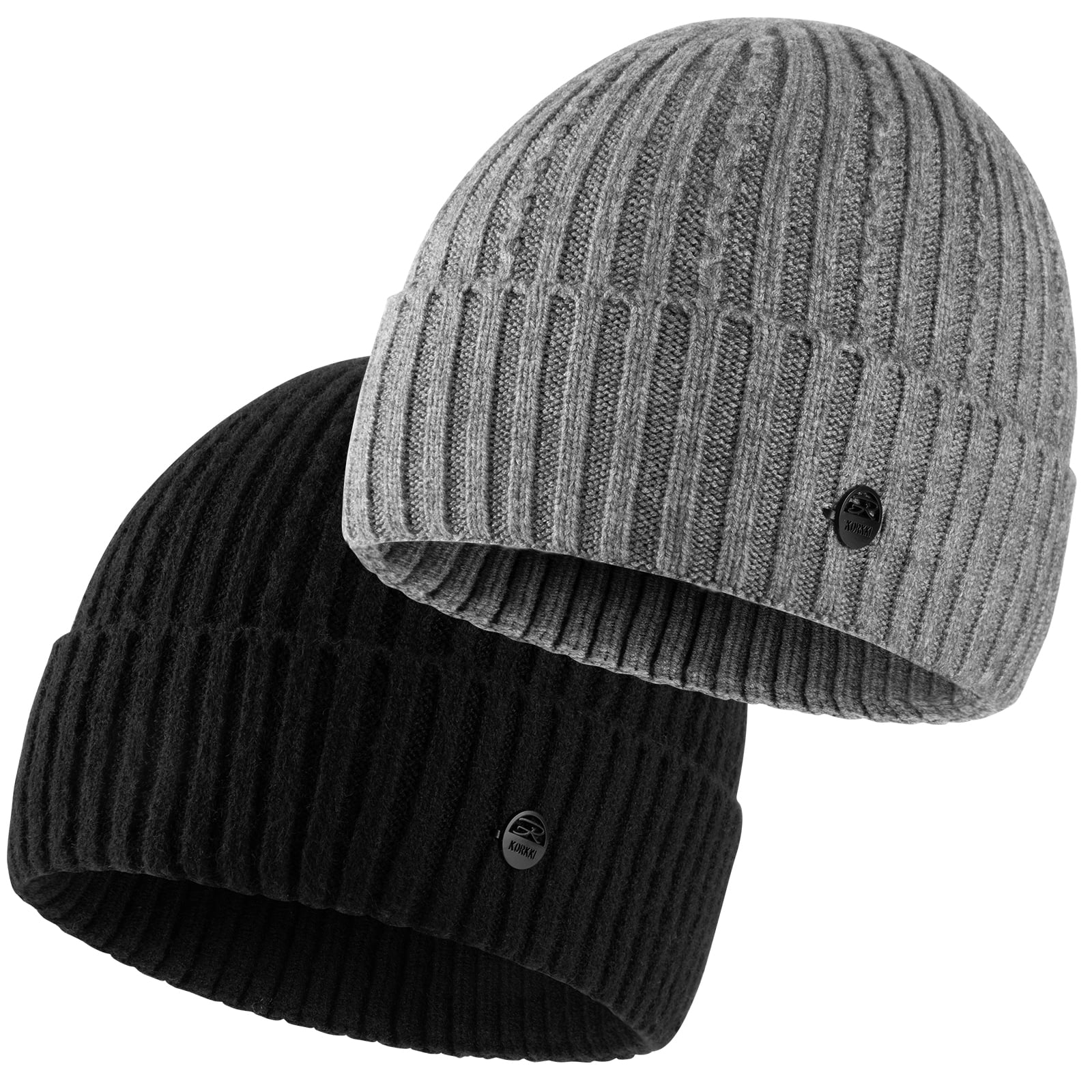 EALLCO Knit Beanie Hats for Men Women Winter Slouchy Hats Warm Classic