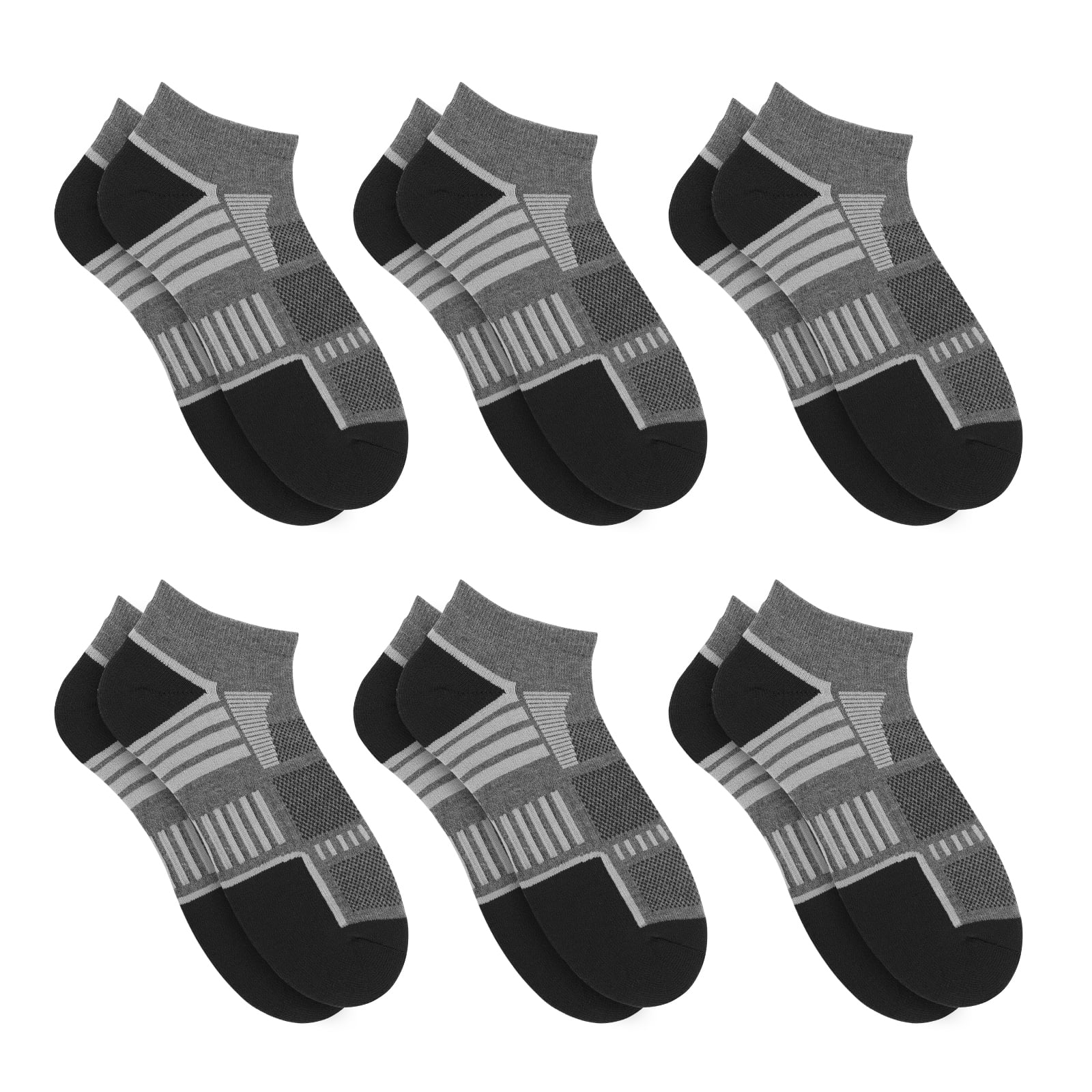 EALLCO Mens Ankle Low Cut Socks for Men Running Cushioned Nonslip