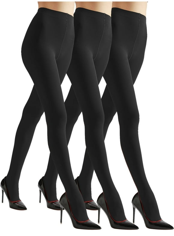 Womens 80D Soft Opaque Tights, Women's Tights 2 Pieces