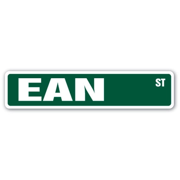 EAN Street Sign Childrens Name Room Sign | Indoor/Outdoor | 24" Wide