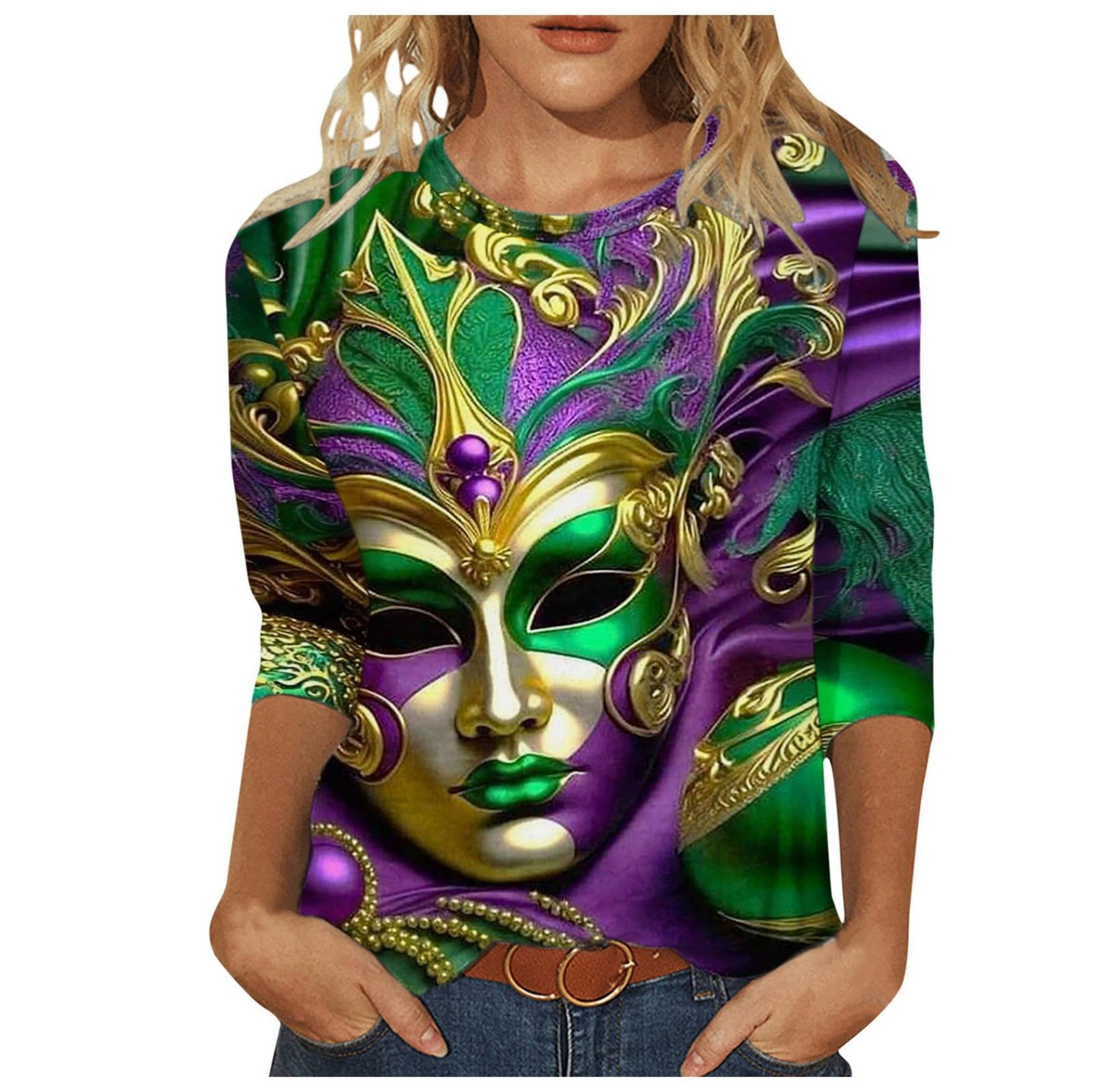 mardi gras sweater walmart