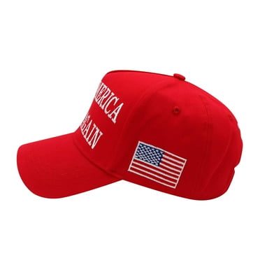 EANJE Trump 2024 45-47 MAGA Hat Donald Trump Make America Great Again Slogan with USA Flag Adjustable Baseball Cap